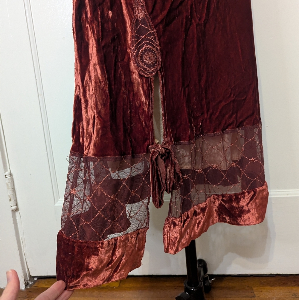 Beautiful rust orange Steffi Dobribt Edwardian-style dress - Picture 2 of 8